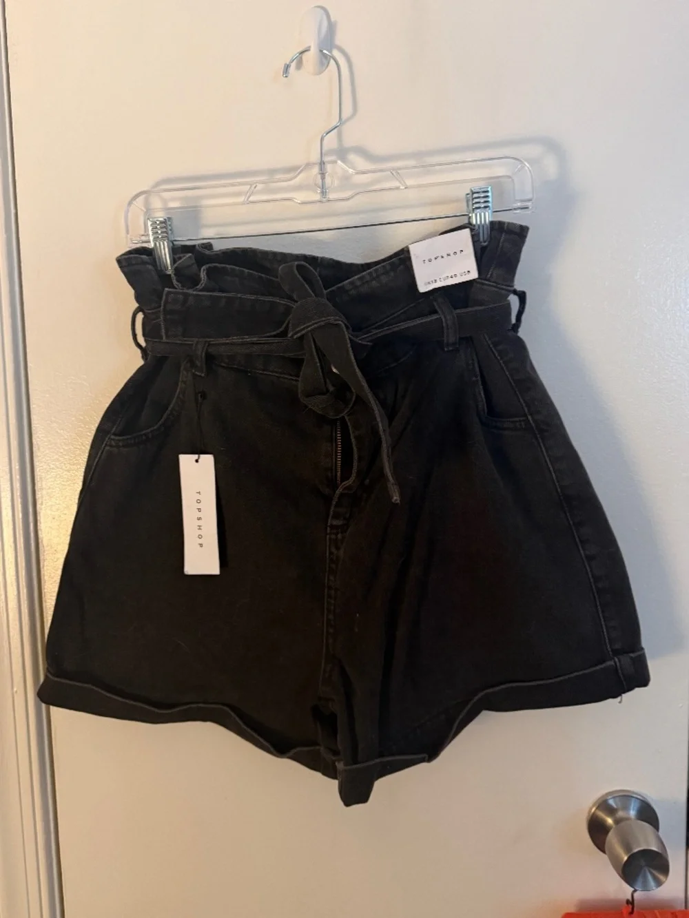 NWT TopShop Black Shorts
